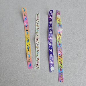 VTG Lisa Frank Rollouts Stickers Dolphin Unicorn Ballerina Bunnies Cheer Pandas